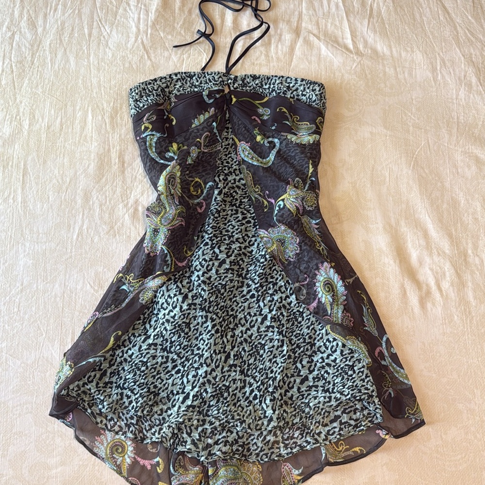 Silk Paisley Dress